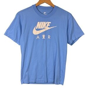 Nike Air Your Sole Graphic T-Shirt Mens XS Blue Loose Fit Short Sleeve Tee